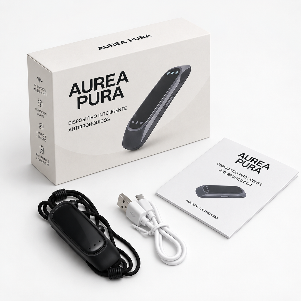 Dispositivo Anti-Ronquidos Inteligente | AureaPura®