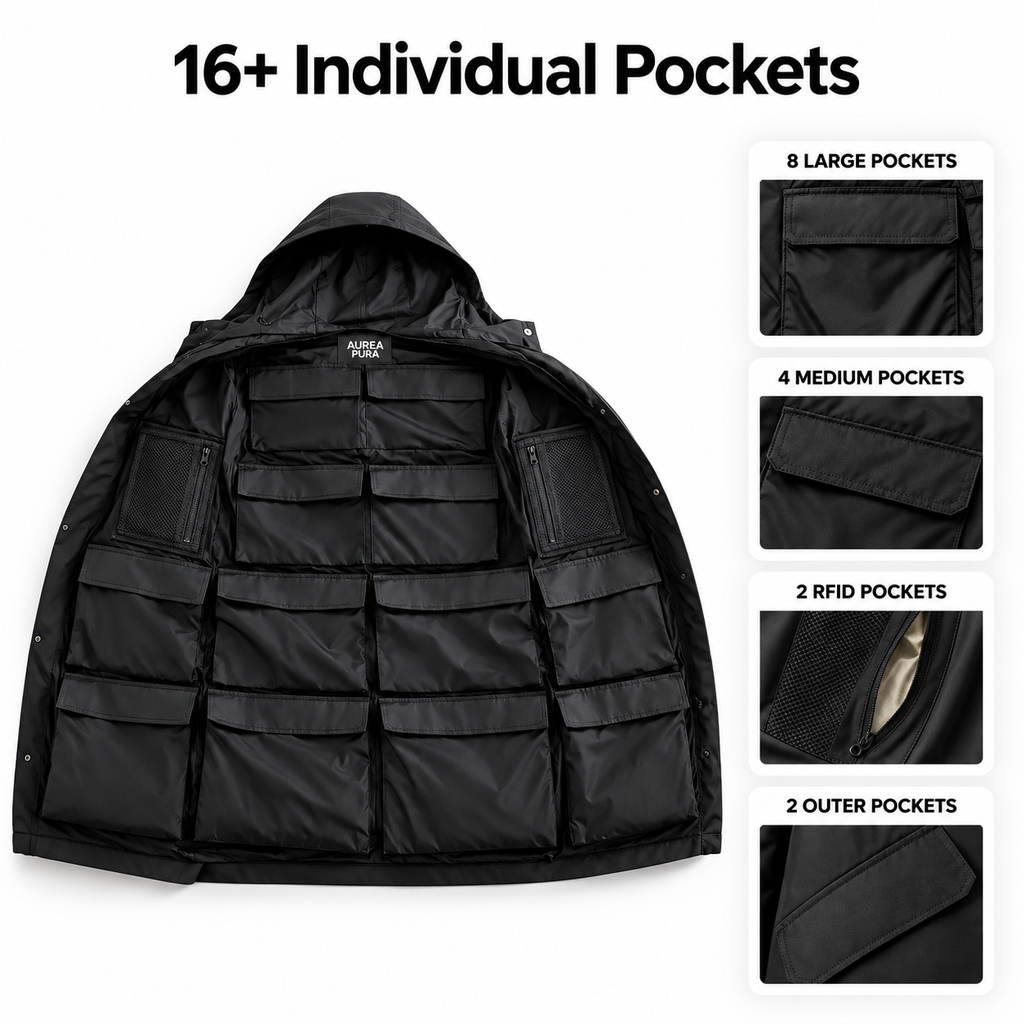 AureaPura® | The Packable Travel Coat