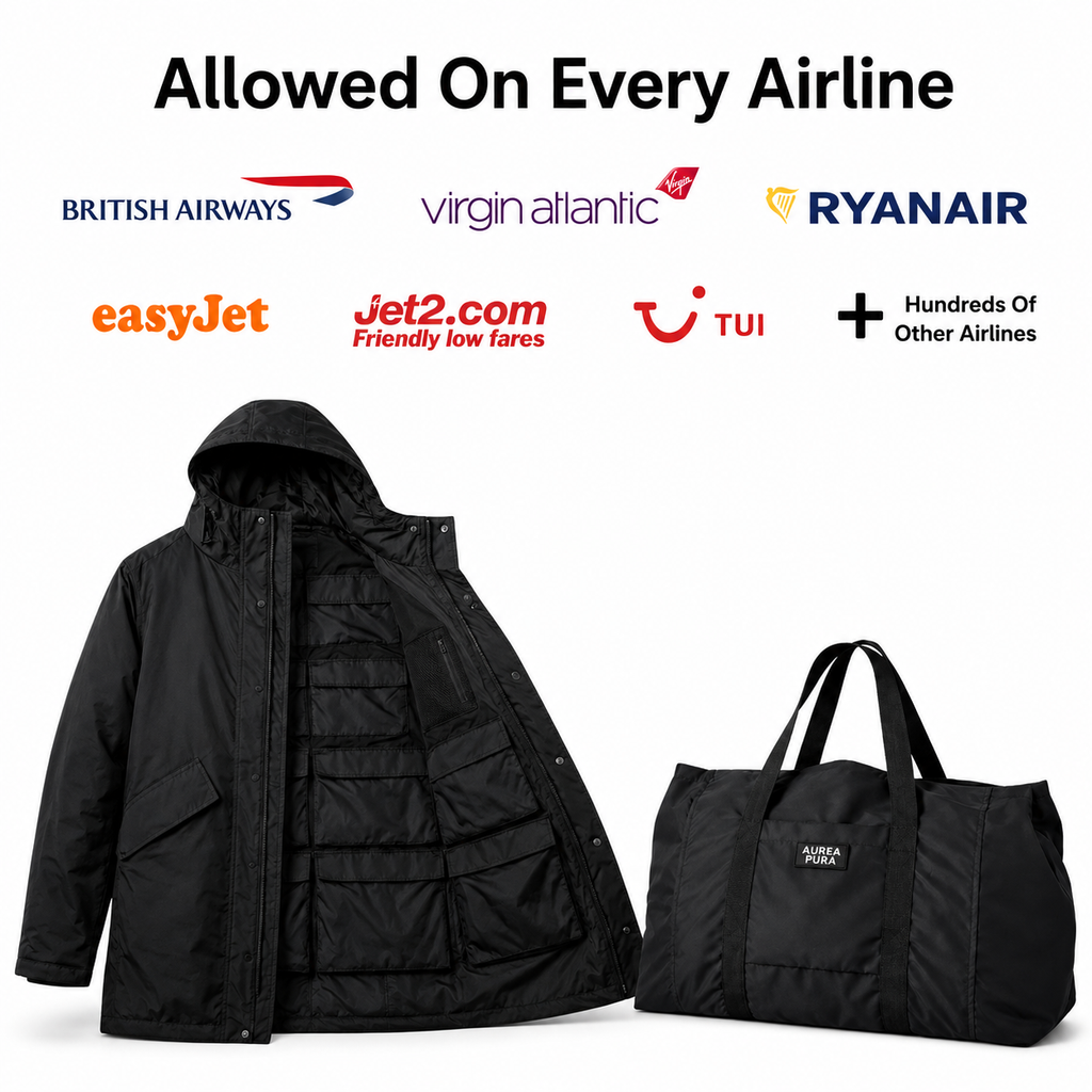 AureaPura® | The Packable Travel Coat