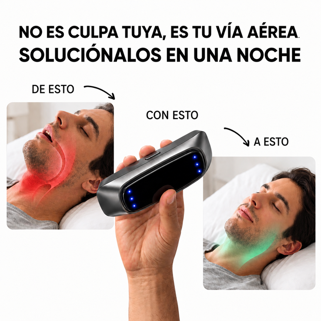 Dispositivo Anti-Ronquidos Inteligente | AureaPura®