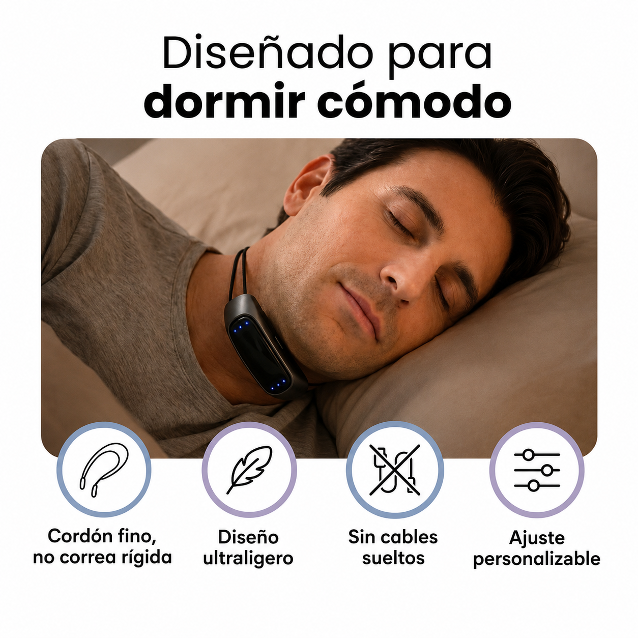 Dispositivo Anti-Ronquidos Inteligente | AureaPura®
