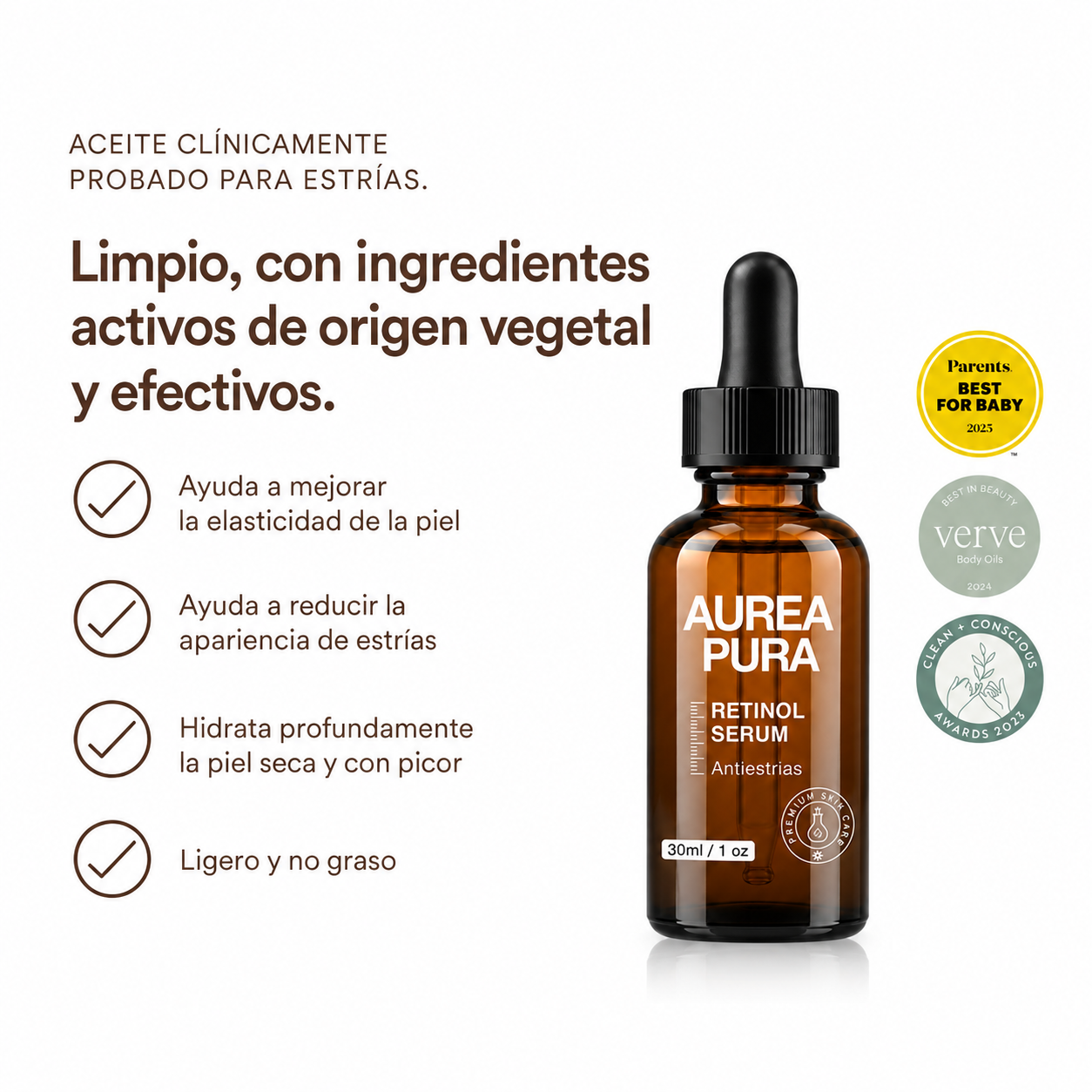 Aceite antiestrías AureaPura®